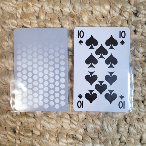 Louis Vuitton LV Fondation Paris Exclusive Playing Card 10 of Spades With COA - Picture 1 of 5
